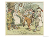 The May Queen is Honoured by Villagers with Garlands