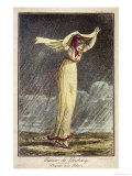 Lady Makes Her Way Back from Longchamp on the Outskirts of Paris in a Shower of Rain