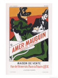 Poster for Amer Mauguin Digestive Aperitif Liege