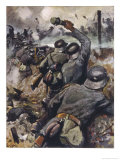 German Infantry Defend Their Trench Against an Enemy Attack