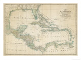 The Caribbean with the West Indies and the Coasts of the United States and the Spanish Possessions