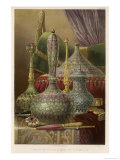 Group of Various Items from India Principally Enamelled Including Vases and Boxes