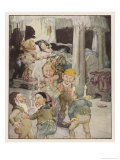 Little Snowdrop (Snow White) Enjoys the Hospitality of the Kindly Dwarfs