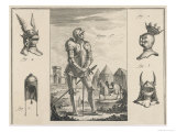 15th Century French Soldier with Full Armour and Various Helmets