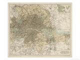 Map of London and Its Suburbs