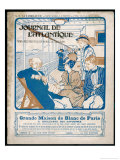Journal De L'Atlantique  Ship's Newspaper for the 3rd Day of the Atlantic Crossing by La Lorraine