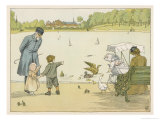The Park Keeper at the Round Pond in Kensington Gardens Explains How Ducks Work to a Small Boy