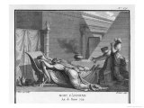 Marcus Antonius Believing Cleopatra Dead Kills Himself to Cleopatra's Distress