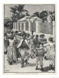 Former Slaves Celebrating Their Emancipation in Barbados