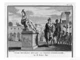 Caesar Weeps Before the Statue of Alexander