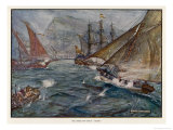 Captain Fagg in the "Buck" Out-Sails the Spanish Blockade