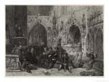 Puritans  Puritan Soldier Preaching to Fellow Soldiers in Church