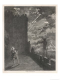 Windsor Castle Herne the Hunter Appears to Henry VIII on the Terrace in the Midst of a Storm