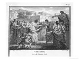 The Decemvir Appius Claudius Lusts after Virginia Daughter of Virginius