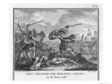 Publius Horatius Cocles and Two Companions Defend Tiber Bridge