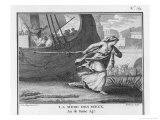 Claudia Quinta Clears Her Name by Dragging a Ship Bearing a Statue of the Mother Goddess into Rome