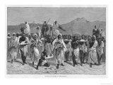 East Africa a Convoy of Slaves in the Sudan