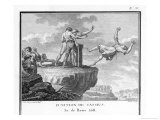 Cassius Convicted of Political Wrong-Doing is Killed by Being Thrown from the Tarpeian Rock Rome