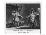 Coriolanus Banished from Rome Offers His Services to the Volsci