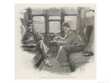 Silver Blaze Holmes and Watson in a Railway Compartment