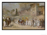 The Israelites Led by Joshua and Helped by God Destroy Jericho