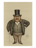 H G S a de Blowitz Bohemian English Journalist in an Overcoat with Fur Trim and a Top Hat