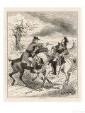 Dick Turpin Holds up Fellow Highwayman Tom King