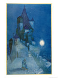 The Grail Appears to Titurel Illuminated in the Air Near the Castle