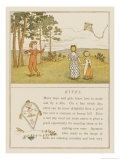 Children Flying a Kite