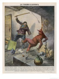 Latvian Confidence Trickster Disguised as the Devil Demands Money to Save the Victim from Hell
