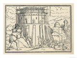 Builders at Work on Tower of Babel