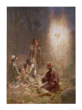 The Angel of the Lord Announces the Arrival of Jesus to the Shepherds