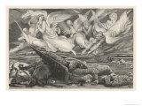 The Souls of Brave Warriors Slain on the Field of Battle are Borne to Heaven by Angels