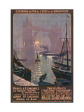 By Rail and Sea from Paris to Brighton or London Featuring the Thames and Tower Bridge
