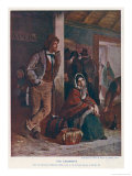 Irish Emigrants Waiting for Their Train