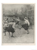 The First Match of the British Ladies' Football Club