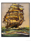 British Tea Clipper in Full Sail