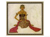 Javanese Dancer in a Seated Pose