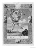 Icarus Flies Too Near the Sun Which Melts the Wax of His Wings and He Falls