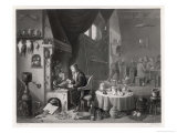 An Alchemist at Work at His Furnace