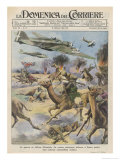 East Africa: Low Level Attack on Allied Forces Including Camel-mounted Cavalry by Italian Planes