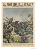 Pro-Nationalist Italian Troops Fight Republican Basques at Close Quarters