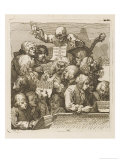 Male Chorus Singing Handels Oratorio Judith
