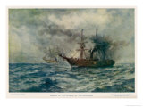 Engagement Between the Federal Steam-Sloop Kearsarge and the Confederate War-Steamer Alabama