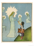 Little Girl Sets out to Find Her Seven Brothers and Receives Help from an Angelic Lady