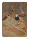 Hiawatha Mourns the Death of Minnehaha: 