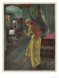 The Princess at the Age of 15 Finds an Old Lady Spinning
