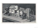 Marage's Machine to Simulate the Sounds and Mouth Shapes Created by Saying the Five Vowels
