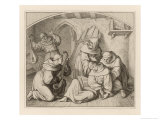 Martin Luther Senseless with His Doubts and Self-Torments is Tended by His Sympathetic Brethren