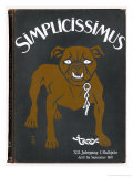 The Simplicissimus Bulldog on the Cover of the April to September 1907 Journal